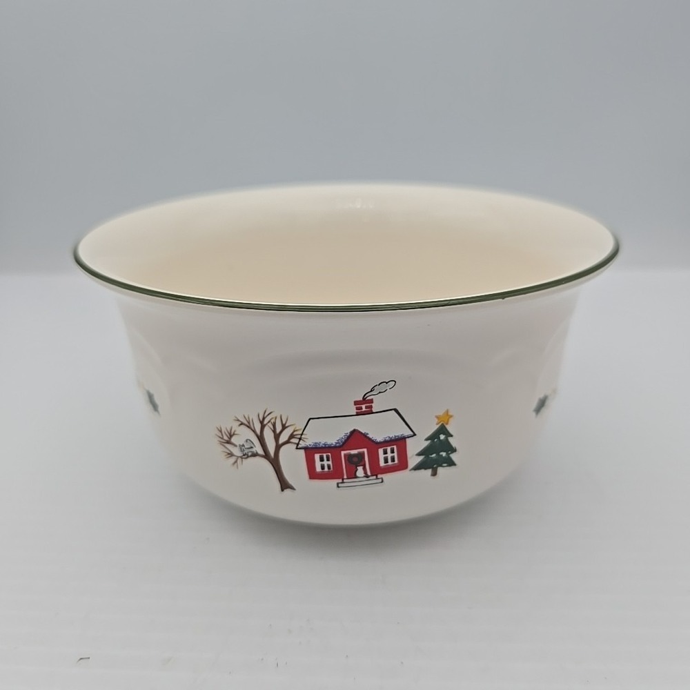 Vintage Pfaltzraff  Nordic Pattern Reindeer USA‎ Soup Cereal Bowl Retired